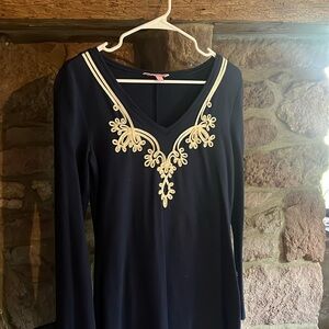 Lilly Pulitzer Navy Long Sleeve Dress